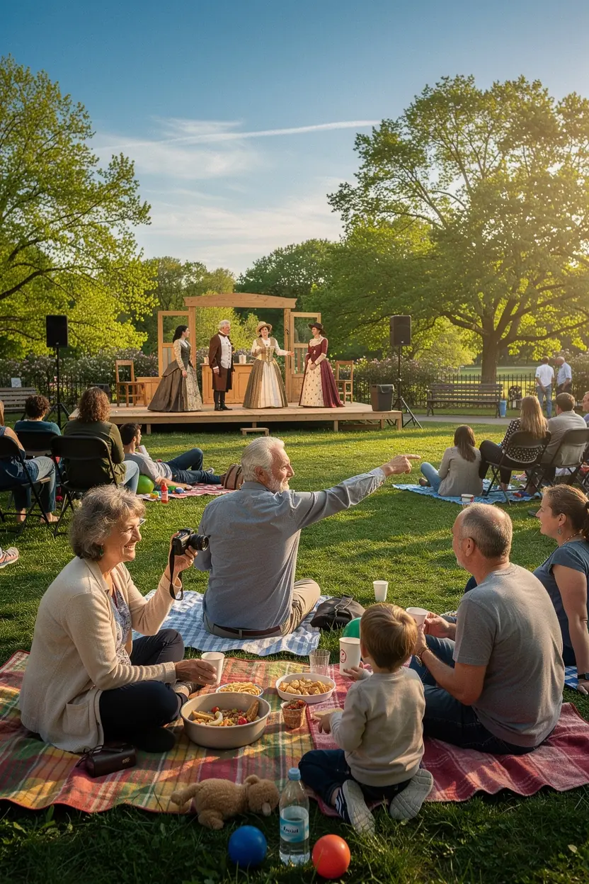 Theater performance reminders and upcoming events overview.